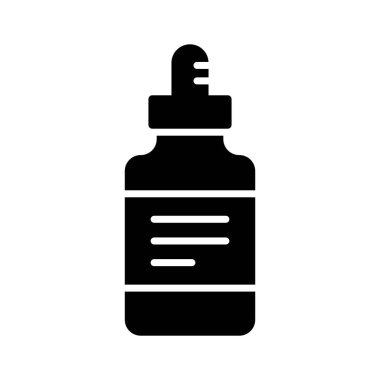 Modern tasarım tarzında bir damla şişesi simgesi