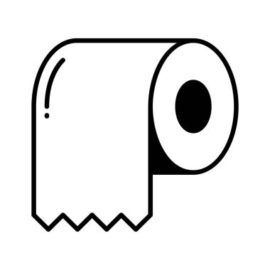 Yeni moda bir doku yuvarlama simgesi, vektör kullanmaya hazır