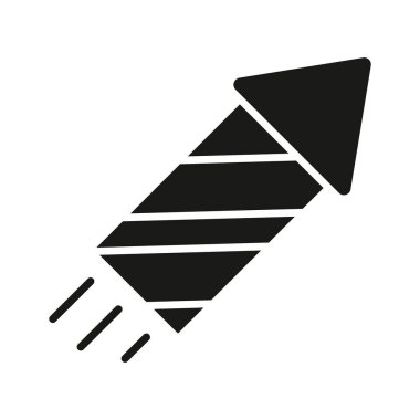 Yeni yıl arifesinde gökyüzünü aydınlatmaya hazır bir havai fişek..