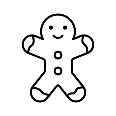 Bu düz zencefilli kurabiye ikonunu prim kullanımı için indir