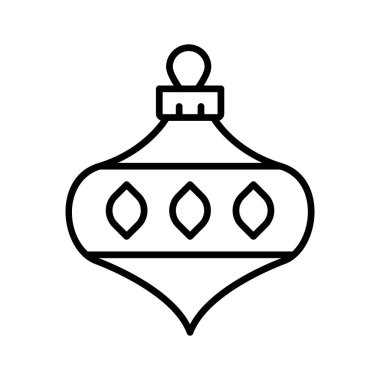 Noel süslemesi, xmas baloncuğunun vektör tasarımı