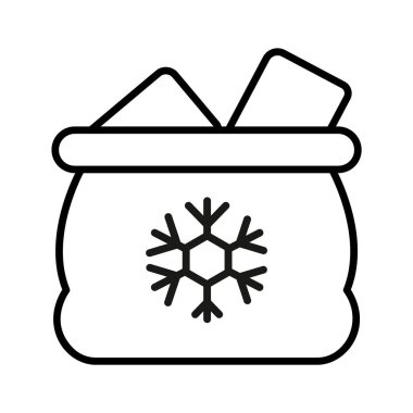 Hediye paketinin bu inanılmaz simgesine bakın, vektör kullanmaya hazır.