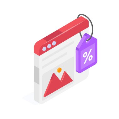 Modern tasarım tarzında web sayfasının yaratıcı tasarım simgesi