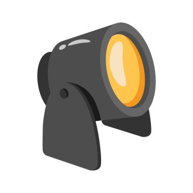 Moda 3D sahne ışığı simgesini kullanmak kolay