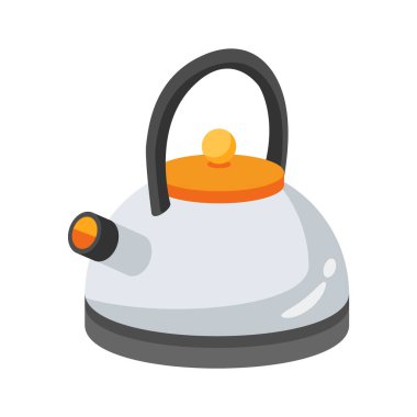 Çay için kaynamış su için kullanılan klasik bir çaydanlık..