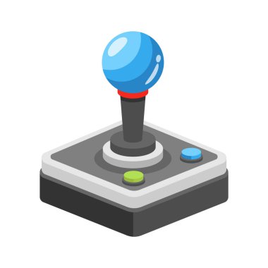 Bu inanılmaz dizayn edilmiş 3 boyutlu joystick ikonunu tut.