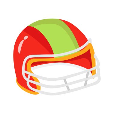 Spor miğferinin 3 boyutlu simgesini şaşırtıcı bir şekilde indir