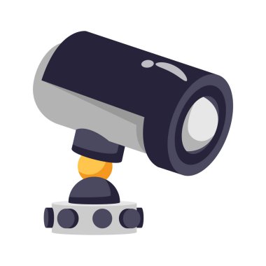 Creatively designed our latest 3d design showing cctv camera clipart