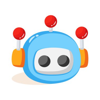 Robot başını gösteren 3D biçim simgesini düzenlemek kolay