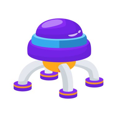 UFO 'nun 3d biçim simgesini kullanmaya hazır