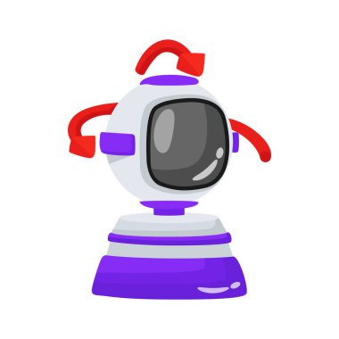 ai bot aygıtını gösteren büyüleyici bir 3 boyutlu simge