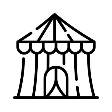 Sirk çadırının bu kullanışlı çizgi simgesini alın.