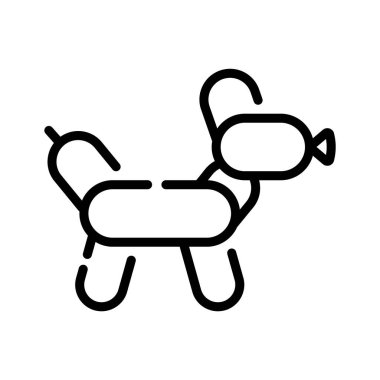 Balon köpek oyuncağını gösteren satır simgesini düzenlemek kolay