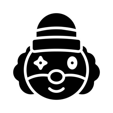 Büyüleyici bir sembol. Palyaço yüzünü gösteriyor.