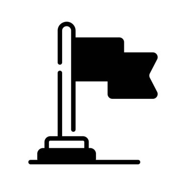 Bayrağın bir sembol biçimi premium kullanıma hazır