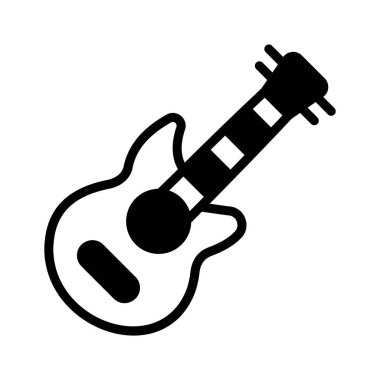 Gitarın bu kullanışlı kabartma simgesini tut