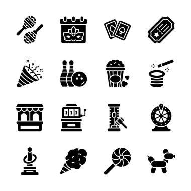 Burada düzenlenebilir bir karnaval sembolü koleksiyonu var.