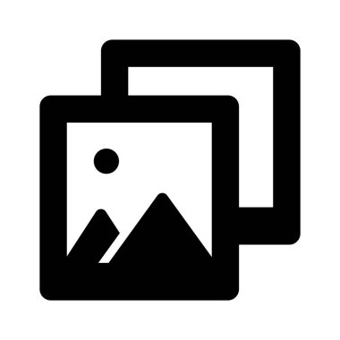 Modern tarzda güzel manzara resimlerinin bir simgesi, simgeyi kullanması kolay