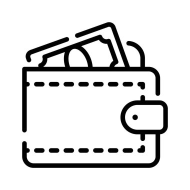 Seyahat masrafları, bütçe ve finansal güvenliği temsil eden bir cüzdan.