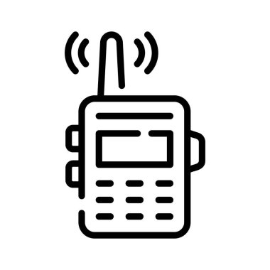 Modern tasarım tarzında bu inanılmaz telsiz ikonunu alın.