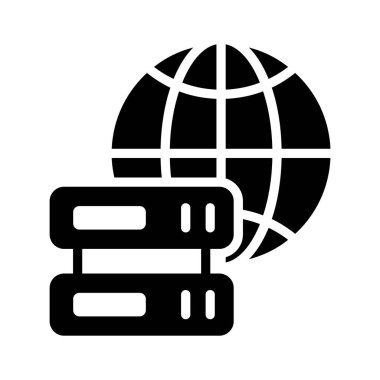 Web sunuculuğunun bu premium glyph biçimindeki simgesini al