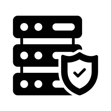 Güvenli sunucu bağlantısının kullanışlı simgesini tut