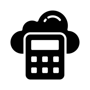 Bulut muhasebe kavramının kullanışlı simgesini al