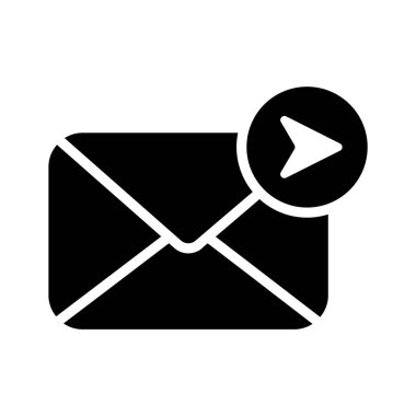 E- posta göndermenin kabartma biçimi simgesi