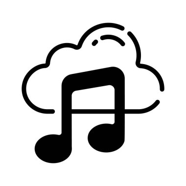 Bulut müziğinin kullanışlı bir simgesi