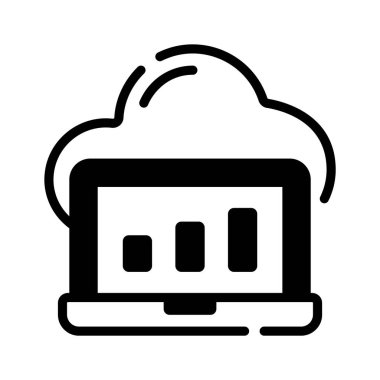 İş bulutunun yaratıcı tasarım simgesi