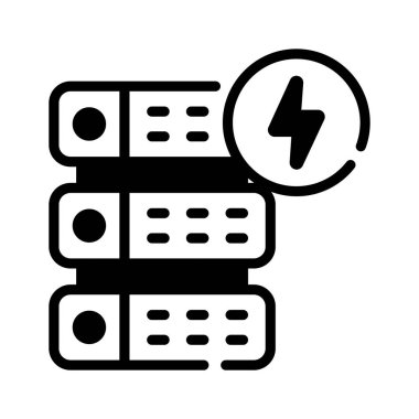 Sunucu güç teknolojisinin modern simgesi