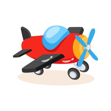 Oyuncak uçak simgesini 3 boyutlu olarak düzenlemek kolay