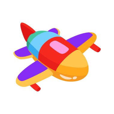 3D tarz çocukların bebek uçağını düzenlemek kolay
