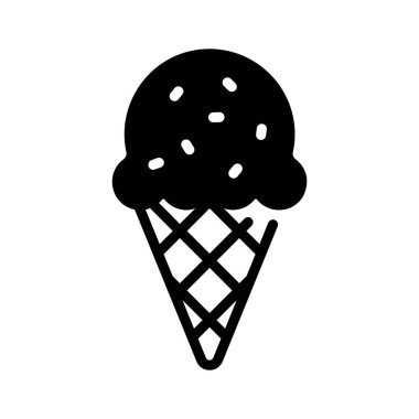 Buz külahının kişiselleştirilebilir bir kabartma biçimi simgesi