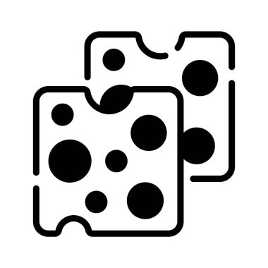 Peynir dilimlerinin özel kabartma simgesini indir