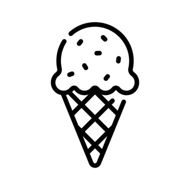 Buz külahının kişiselleştirilebilir satır biçimi simgesi