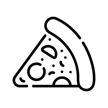 Pizza diliminin moda simgesini kullanmak kolay