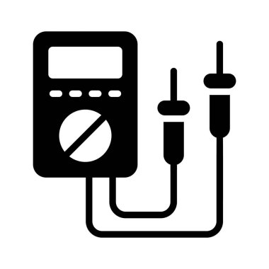 Voltmetrenin iyi tasarlanmış bir kabartma simgesi