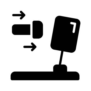 Eylem simgesinin kanunu yaratıcı bir şekilde kabartma biçiminde tasarlanmıştır