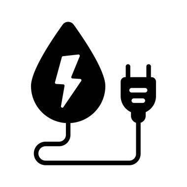 Su enerjisi deneyinin kullanışlı kabartma biçimine bakın