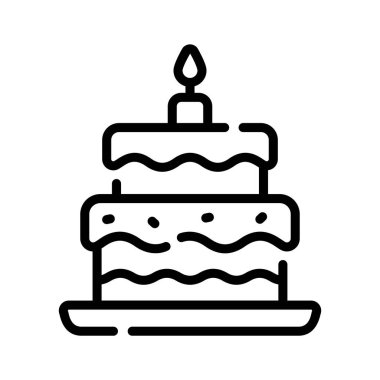 Dekoratif takıların yaratıcı tasarım çizgisi simgesi