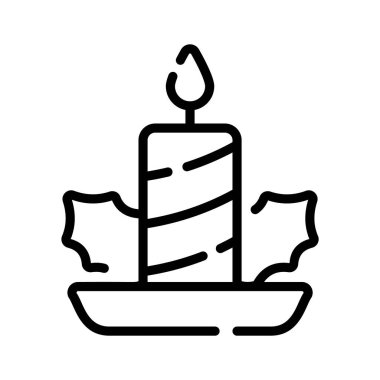 İp perisi ışıklarını tasvir eden büyüleyici bir doğrusal simge