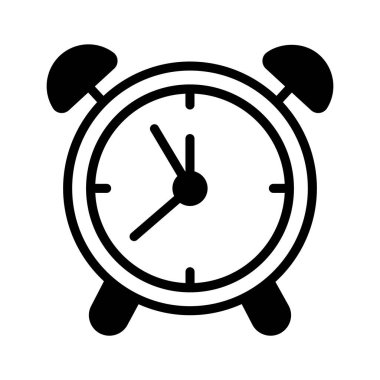 Alarm saatinin kabartma biçimindeki simgesini yakalayın