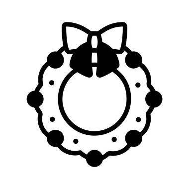 İşte Noel çelenginin modaya uygun bir simgesi.