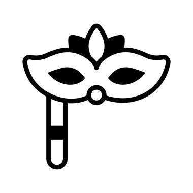 Kabartma biçiminde tasarlanmış maskeli balonun görsel çekiciliği