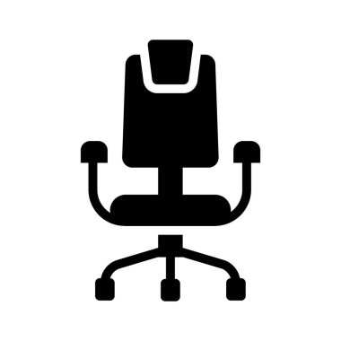 Ofis sandalyesini gösteren bu büyüleyici sembol.