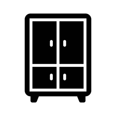 Kabartma biçiminde tasarlanmış ahşap dolabın görsel çekiciliği simgesi