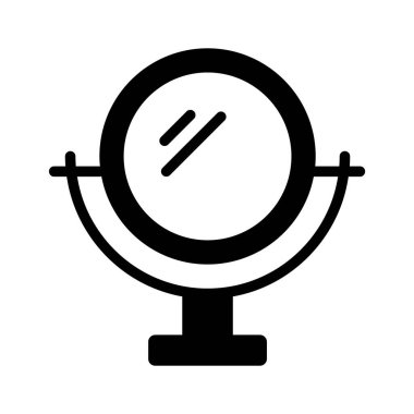 Gösteriş aynasının özel kabartma simgesine bakın.