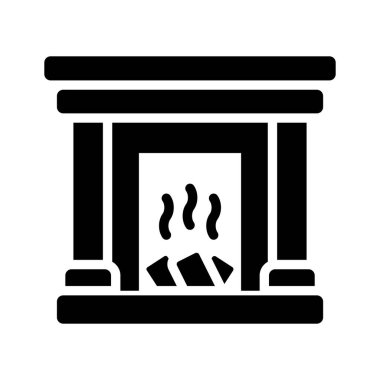 İşte şömine dekorunun bir simgesi.