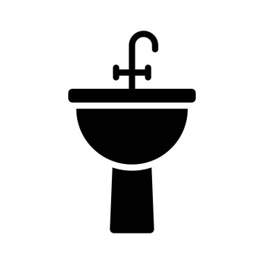 Banyo lavabosunun özel kabartma simgesine bakın.